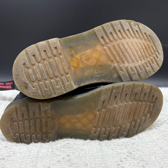 Dr. Martens Delaney Black Snakeskin Women’s 6 EU 37 Iridescent Mermaid Pink - Picture 7 of 8